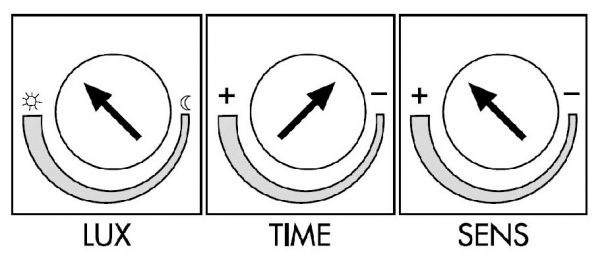 Connecting the sensor to the lighting device.