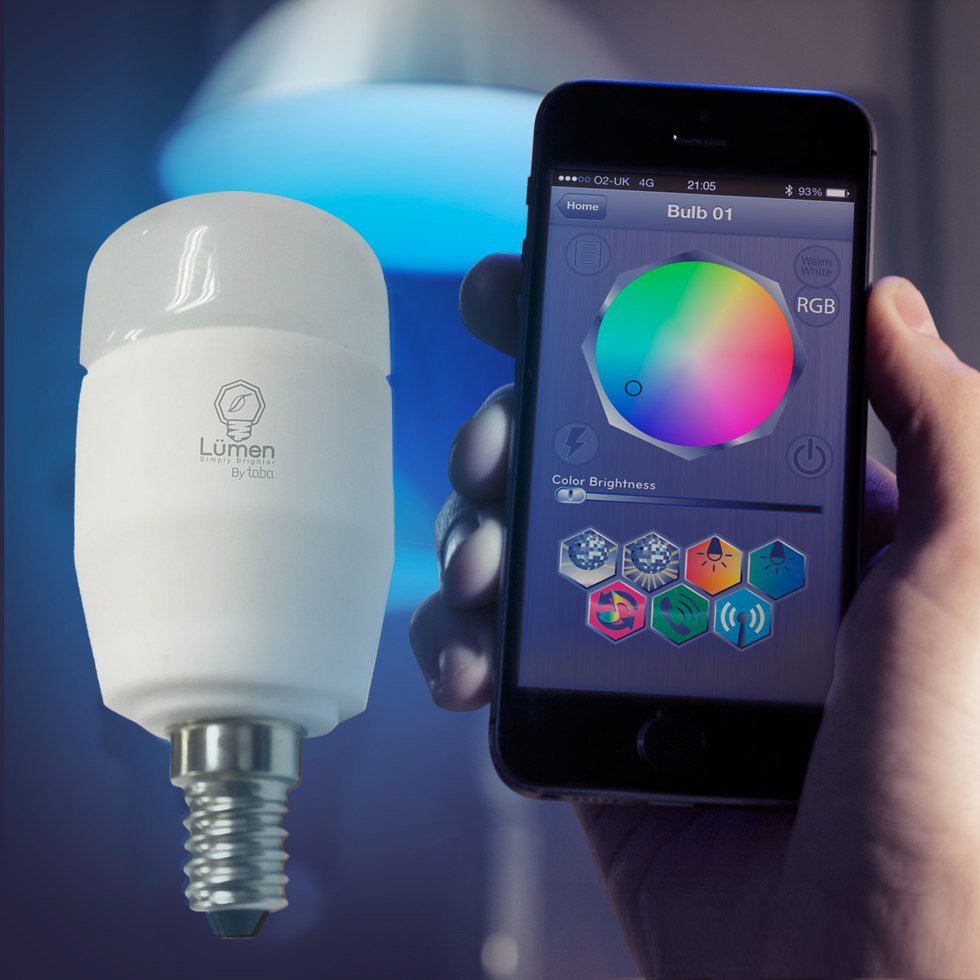 Smart light bulb.