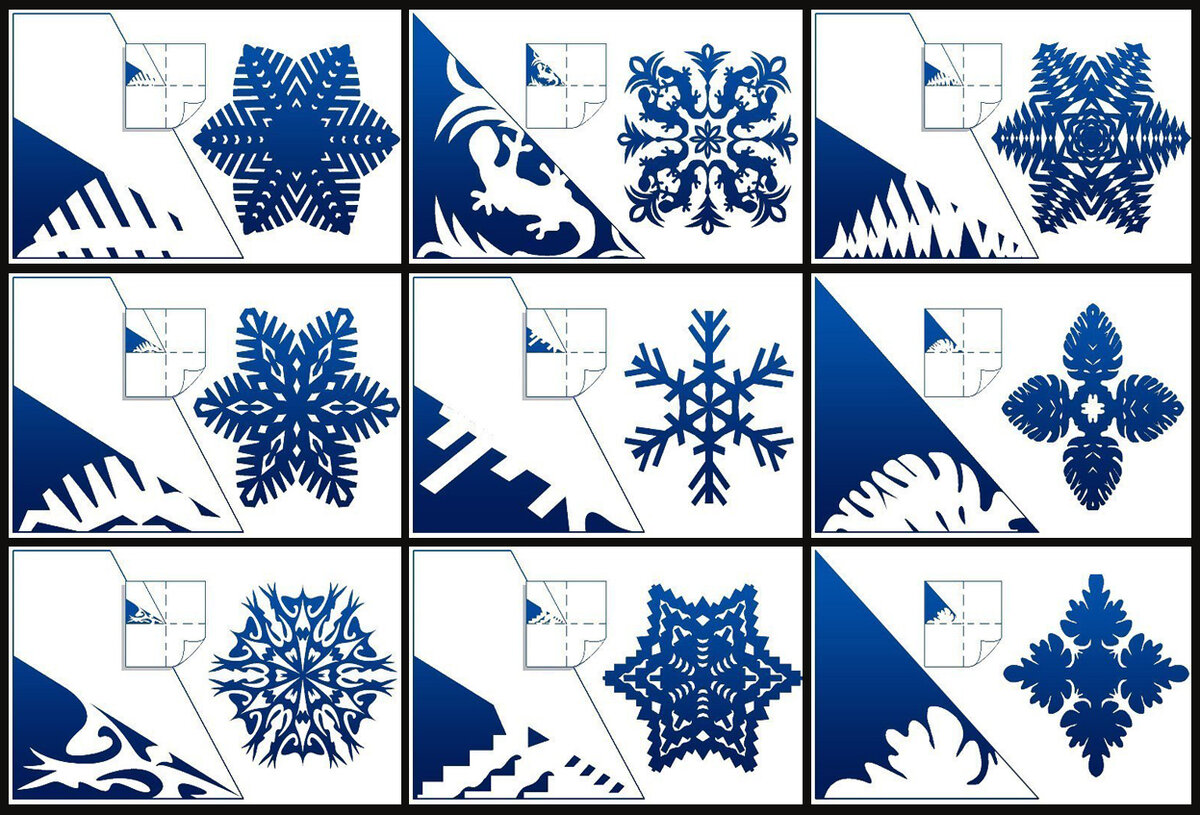 snowflake patterns