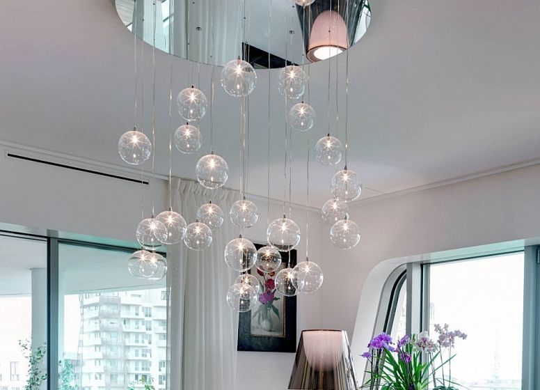 Cascade chandelier