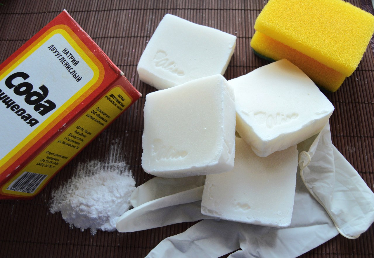 soda and soap
