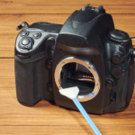 Cleaning the SLR camera sensor