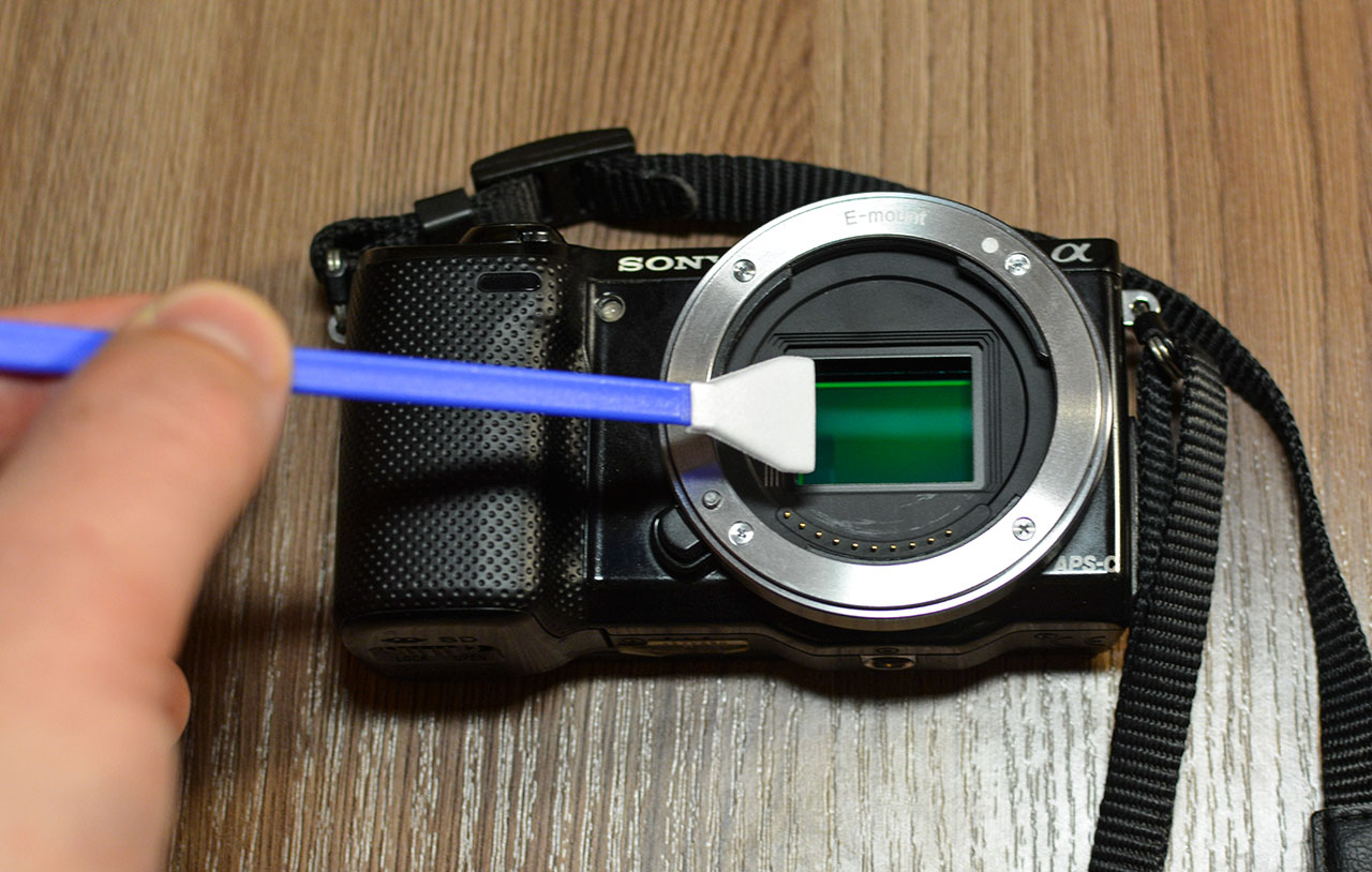 Cleaning the camera matrix