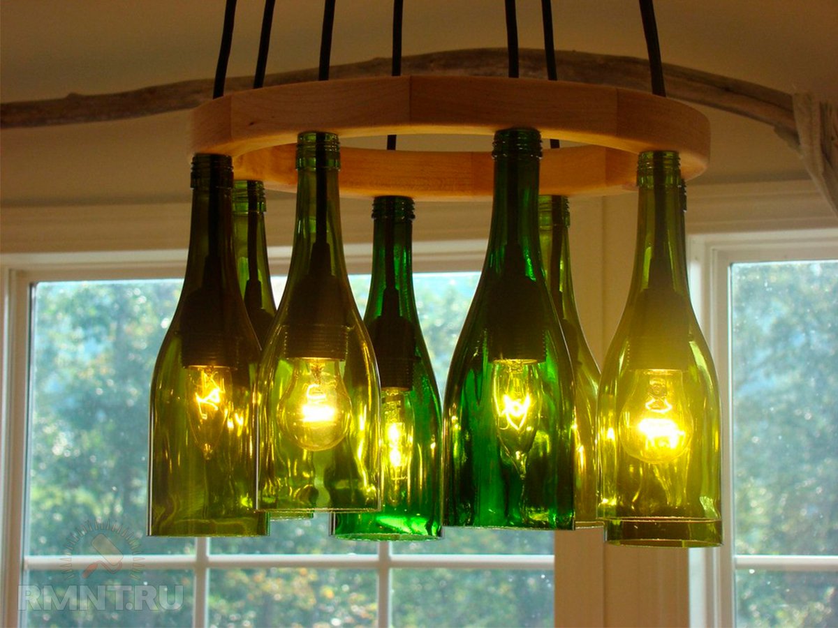 bottle lampshade