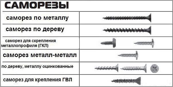 Purpose of self-tapping screws