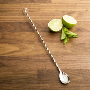 bar spoon or cocktail spoon
