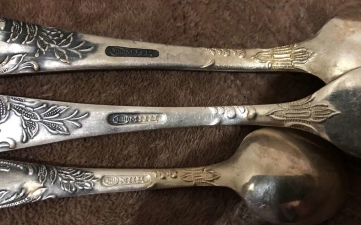 Nickel silver spoons