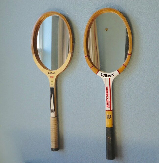 rackets with mirrors