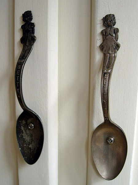 spoons instead of door handles