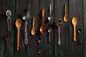 What are spoons made of?