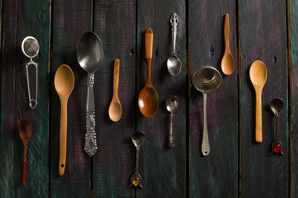 What are spoons made of?