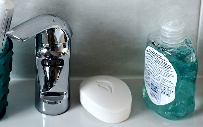 Soap in the bathroom