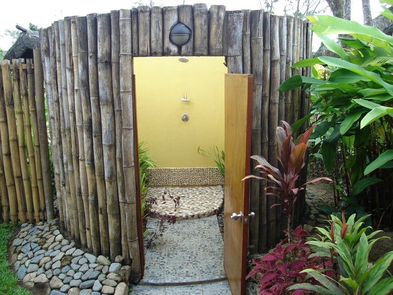 Bamboo shower