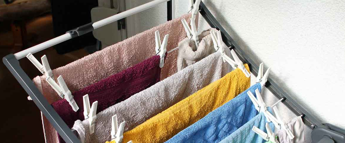 towels on the dryer