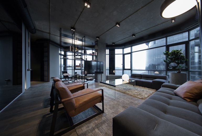 interior in grunge style