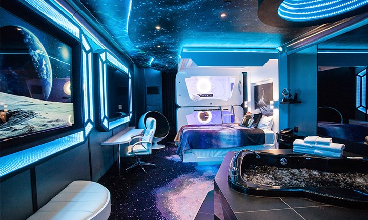 space style bedroom