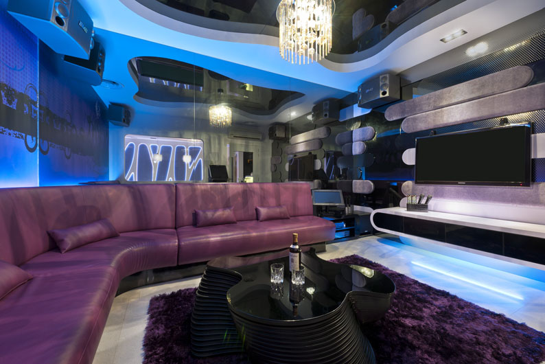 living room in space style