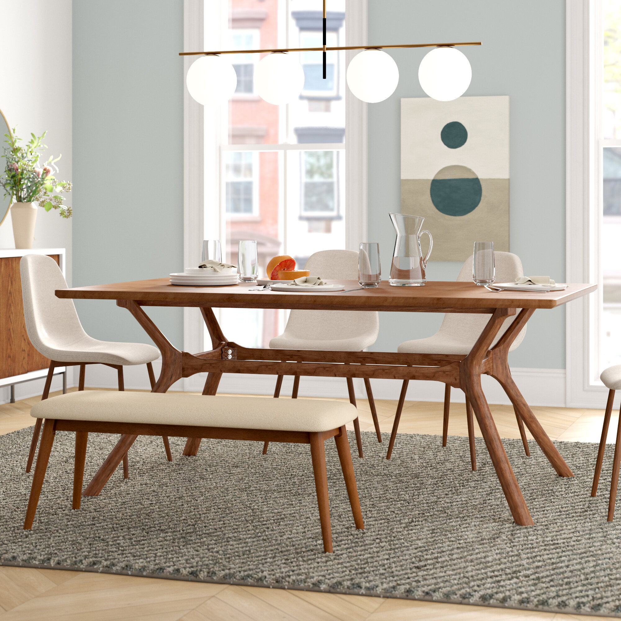 Scandinavian style dining table 1
