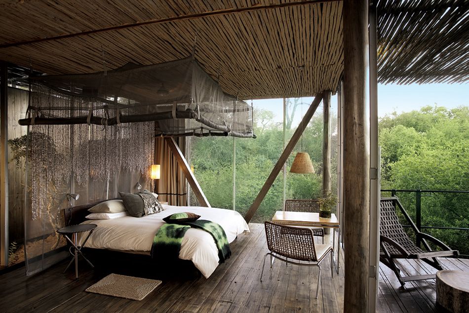Bedroom in eco style - main page