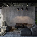 interior in grunge style