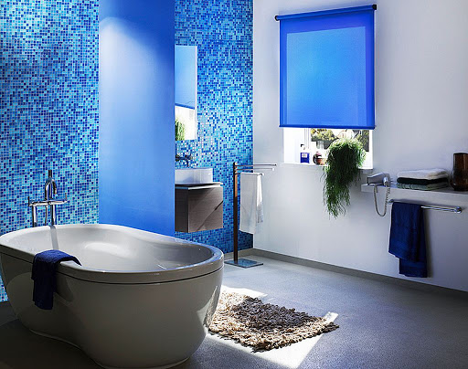 nautical style curtains for the bathroom