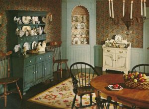 Interior in vintage style - title page