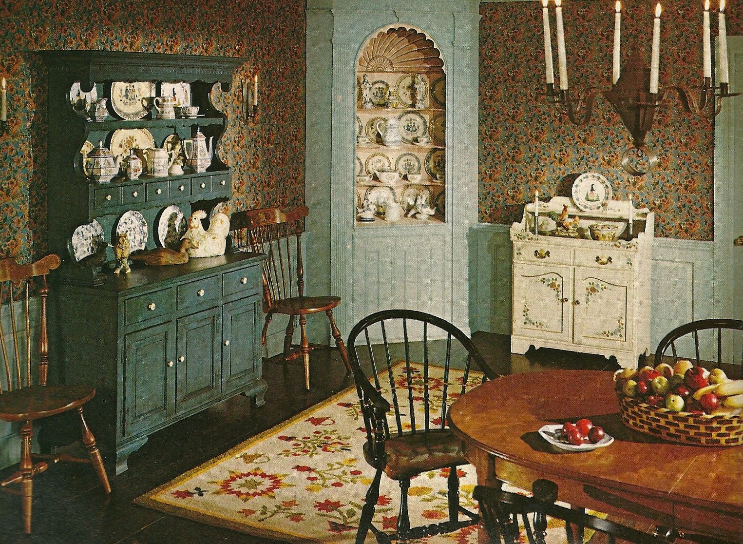 Interior in vintage style - title page