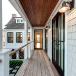 finishing the ceiling on the balcony