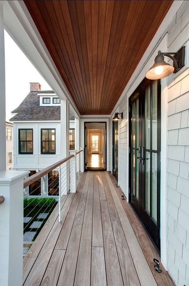 finishing the ceiling on the balcony