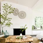 living room in eco-style