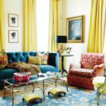 curtains for a room in eclectic style
