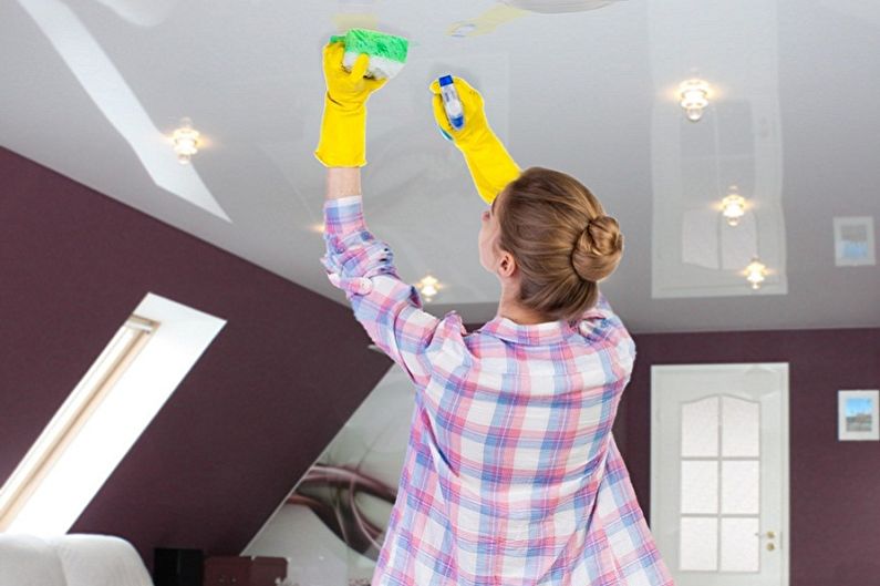 stretch ceiling care