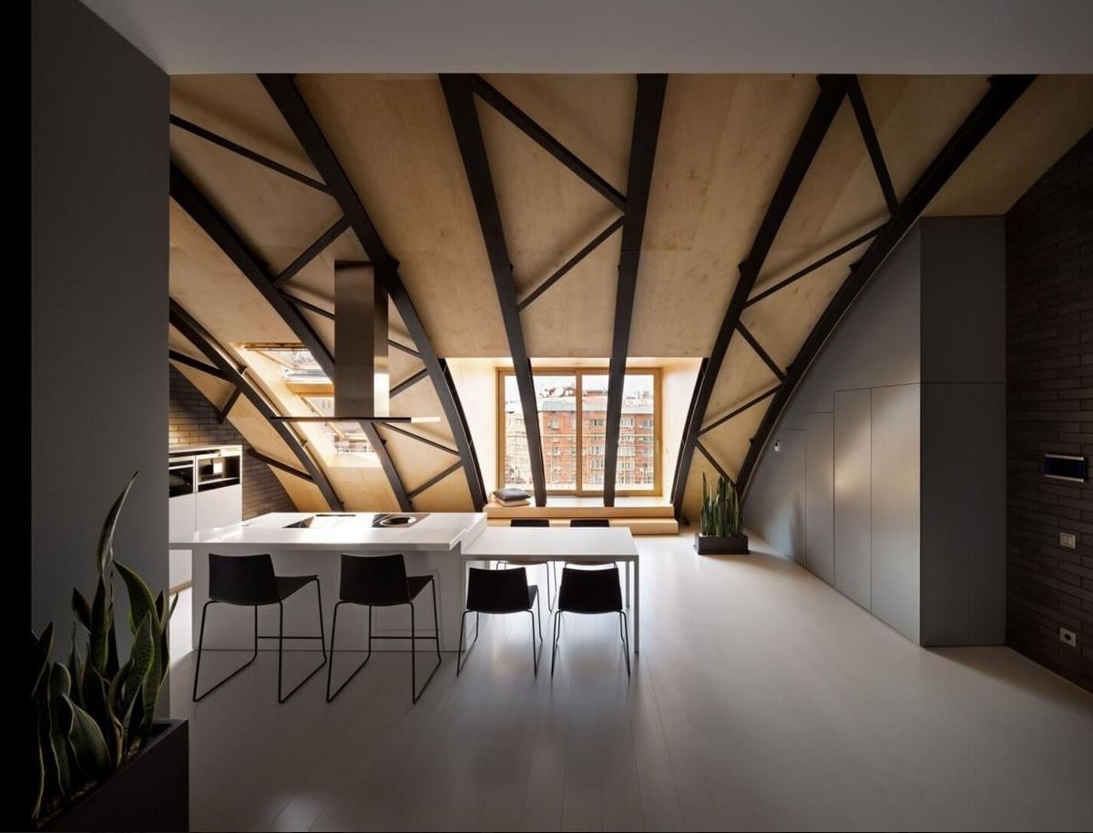 loft style ceiling