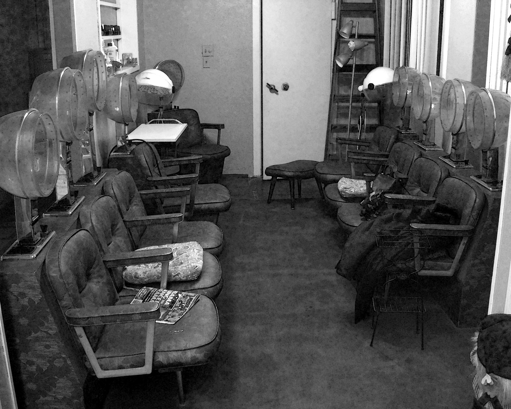 The first hair dryers