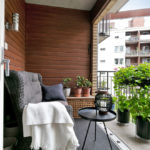 Scandinavian style balcony