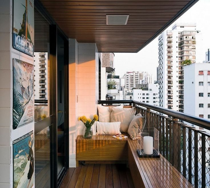 Scandinavian style balcony