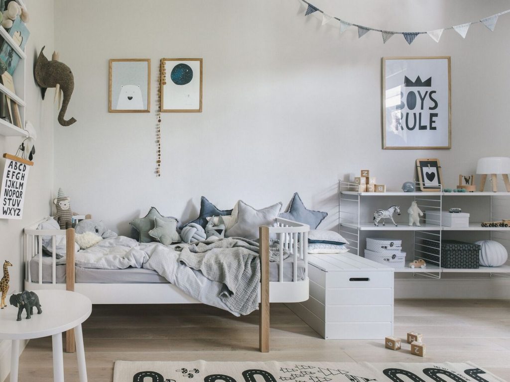 children's room in Scandinavian style