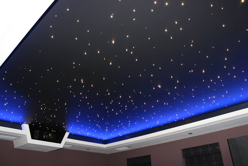 ceiling with starry sky effect
