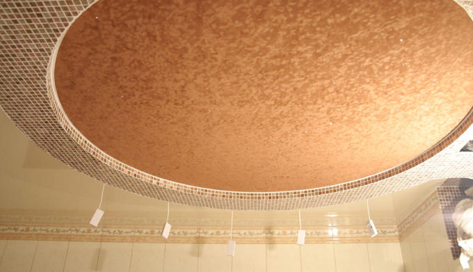 textured stretch ceiling