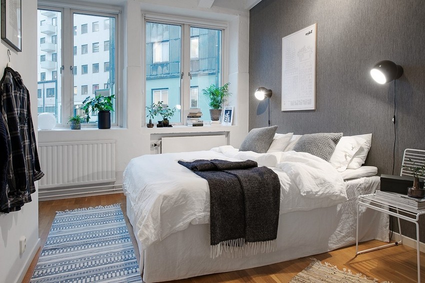 Scandinavian style bedroom