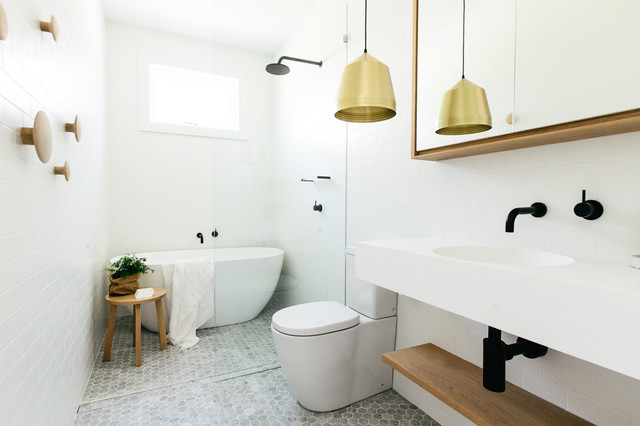 scandinavian style bathroom