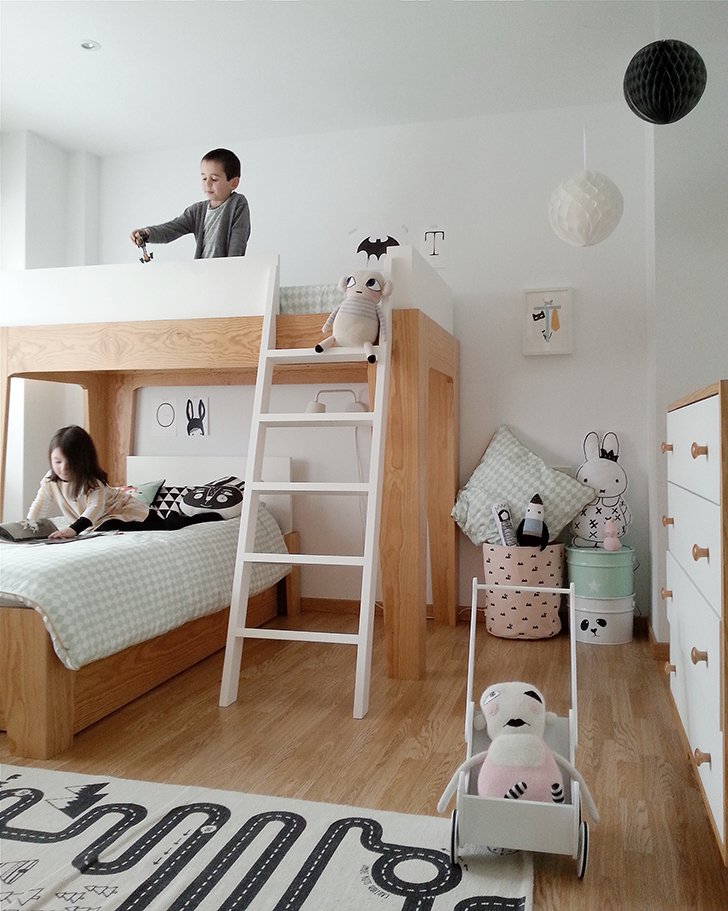 children's room in Scandinavian style