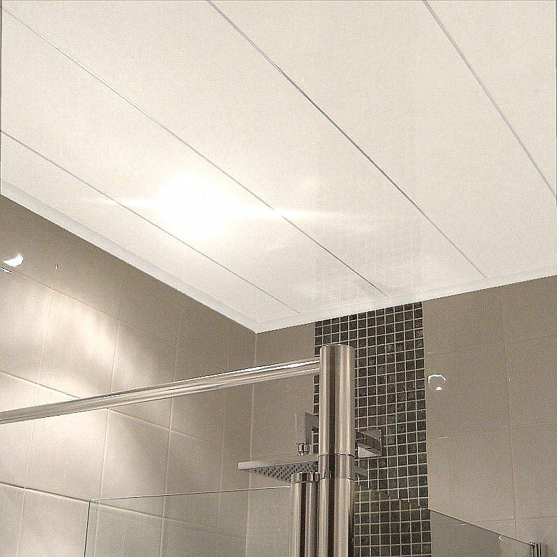 PVC panels for the ceiling in the bathroom