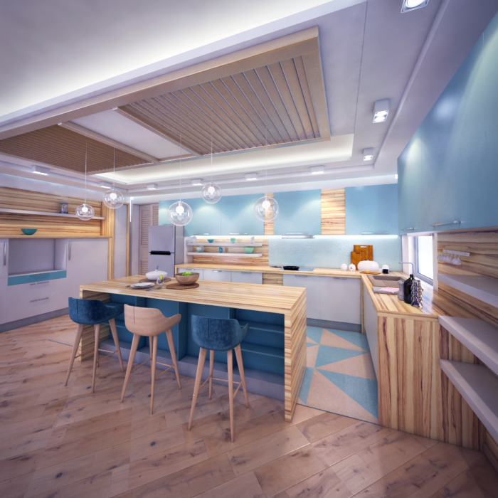 eclectic style kitchen