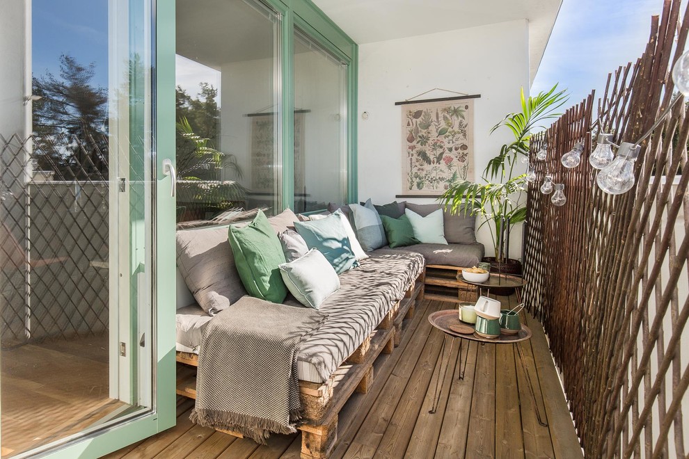 Scandinavian style balcony