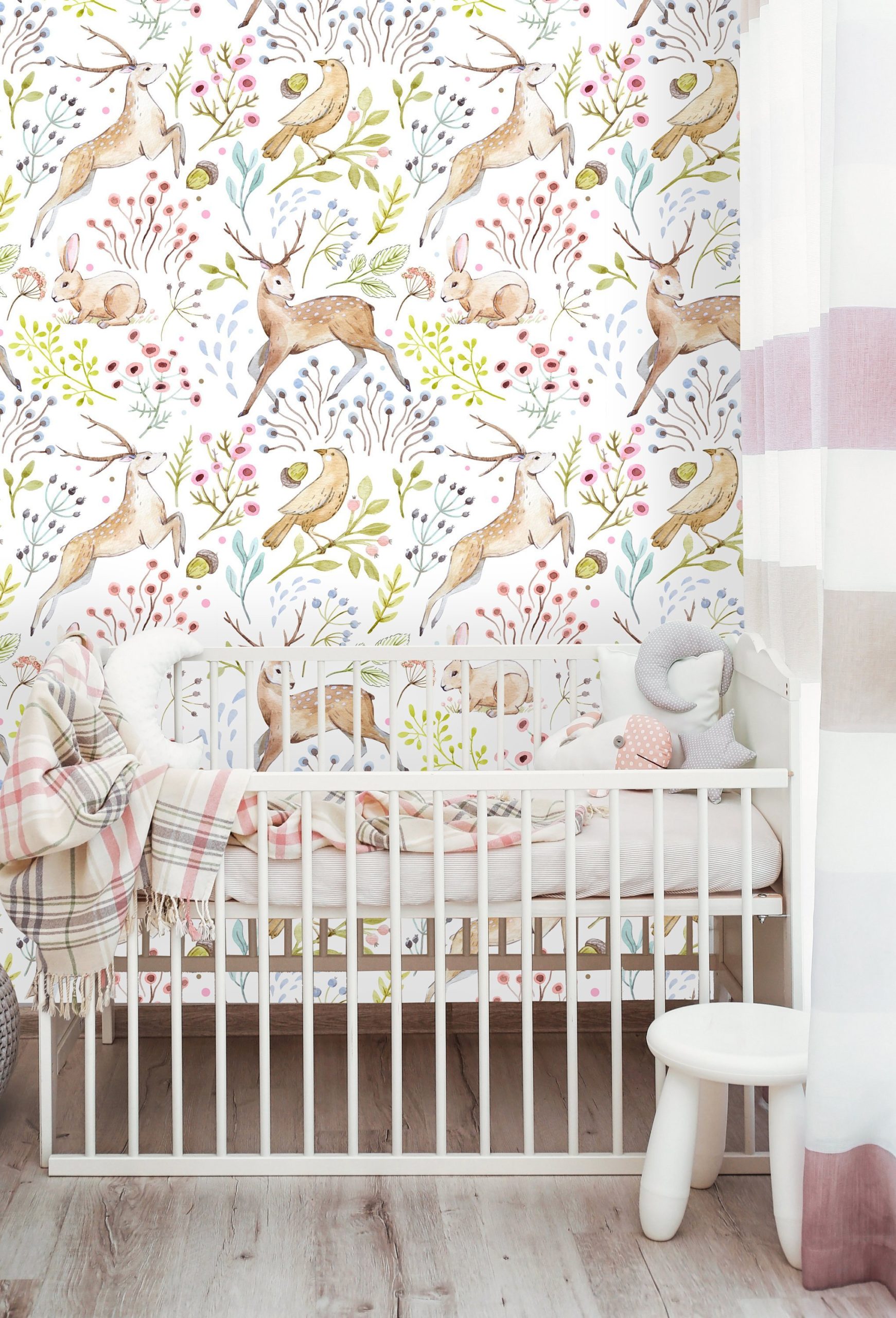 wallpaper in Scandinavian style for children's rooms