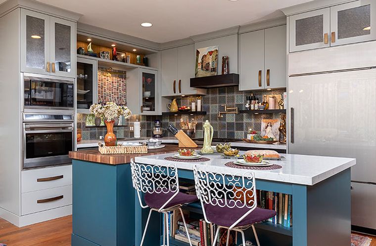 eclectic style kitchen