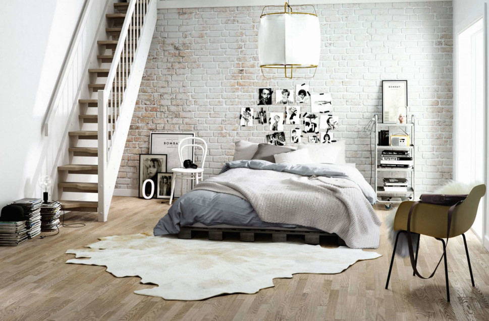 Scandinavian style bedroom