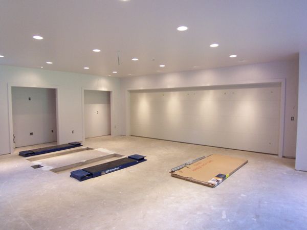 covering the garage ceiling with plasterboard