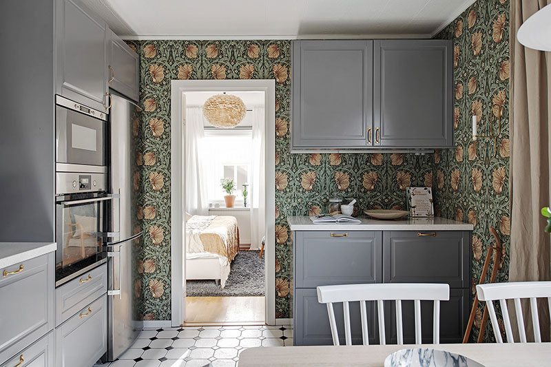 Scandinavian style wallpaper